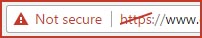 Not Secure Warning in Google Chrome When HTTPS Not In Use