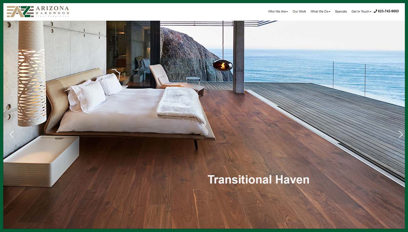 Website Redesign for Arizona Hardwood Floor Supply in Phoenix AZ