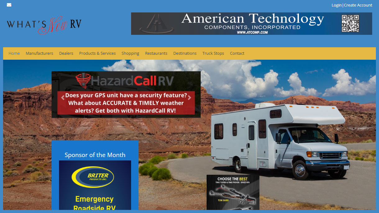 Website for the RV Market