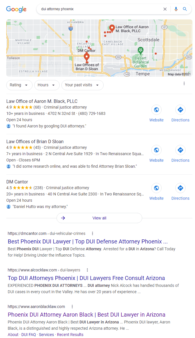 Local SEO for Attorneys and Law Firms